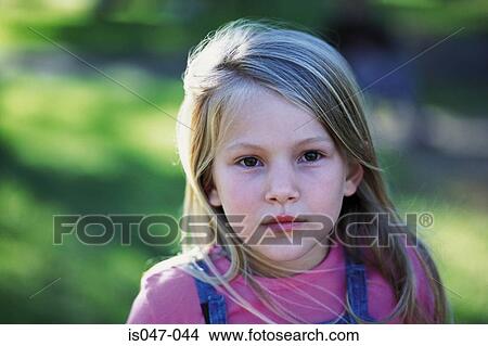 Picture - Portrait of a girl. Fotosearch
