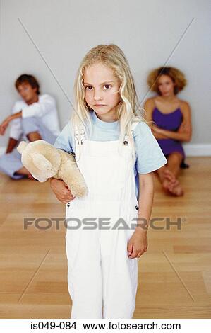 Girl with teddy bear View Large Photo Image Picture - Girl with teddy bear. Fotosearch