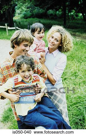 Stock Image - Family Portrait. Fotosearch