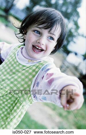 Little happy girl View Large Photo Image Stock Photo - Little happy girl . Fotosearch