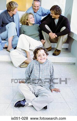 Boy with parents and grandparents View Large Photo Image Stock Photo - Boy with parents and grandparents . Fotosearch