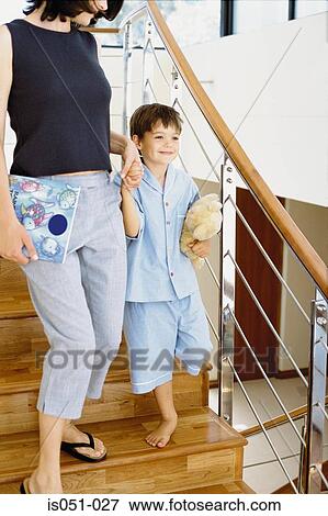 Son and mother View Large Photo Image Stock Photo - Son and mother . Fotosearch