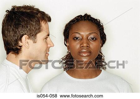 Stock Photo - Portrait of a couple. Fotosearch