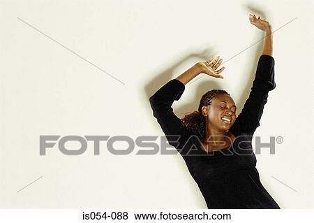 Woman dancing View Large Photo Image Stock Photo - Woman dancing. Fotosearch
