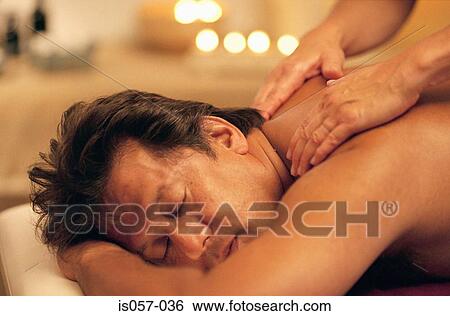 Back massage View Large Photo Image Stock Photograph - Back massage. Fotosearch
