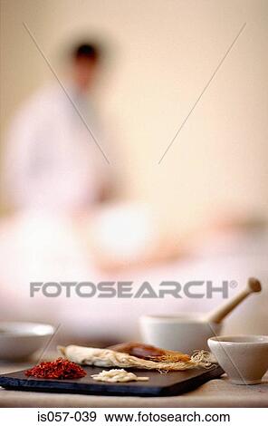 Stock Photo - Chinese herbal medicine. Fotosearch