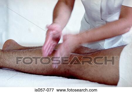 Sports massage View Large Photo Image Stock Photo - Sports massage. Fotosearch