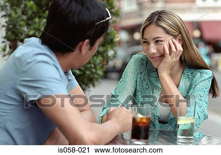 Couple in café View Large Photo Image Stock Image - Couple in café. Fotosearch
