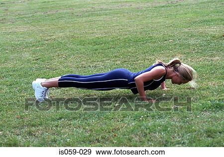 Girl exercising View Large Photo Image Stock Photo - Girl exercising. Fotosearch