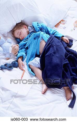Stock Image - Boy asleep. Fotosearch