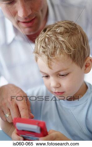 Stock Photography - Father and son. Fotosearch