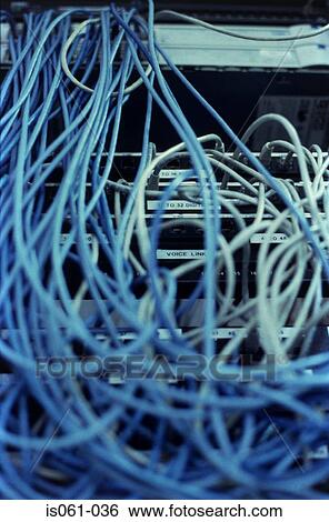Computer cables View Large Photo Image Stock Photograph - Computer cables. Fotosearch