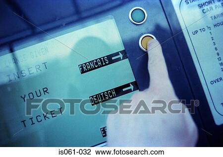 Stock Image - Ticket machine. Fotosearch
