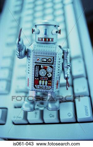 Toy robot View Large Photo Image Stock Image - Toy robot. Fotosearch
