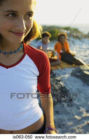 Stock Image - Girl smiling. Fotosearch