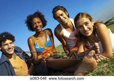 Group of friends View Large Photo Image Stock Photograph - Group of friends. Fotosearch
