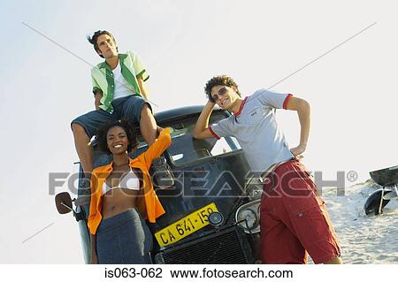 People with van View Large Photo Image Stock Image - People with van. Fotosearch