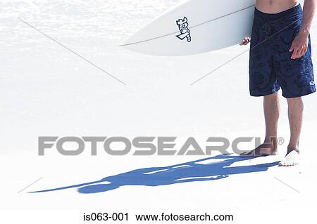 Surfer on beach View Large Photo Image Stock Image - Surfer on beach. Fotosearch