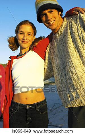 Stock Photo - Young couple. Fotosearch