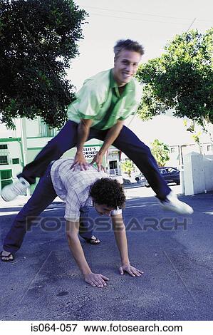 Stock Photo - Man jumping. Fotosearch