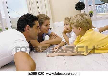 Family at home View Large Photo Image Stock Image - Family at home. Fotosearch