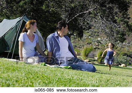 Family camping View Large Photo Image Stock Photography - Family camping. Fotosearch