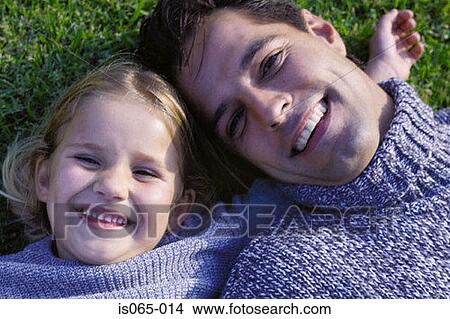 Picture - Father and daughter. Fotosearch