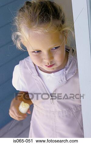 Girl eating banana View Large Photo Image Stock Image - Girl eating banana. Fotosearch