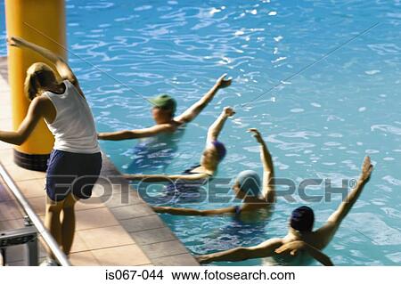 Aquarobics View Large Photo Image Picture - Aquarobics. Fotosearch