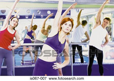 Fitness class View Large Photo Image Stock Photo - Fitness class. Fotosearch