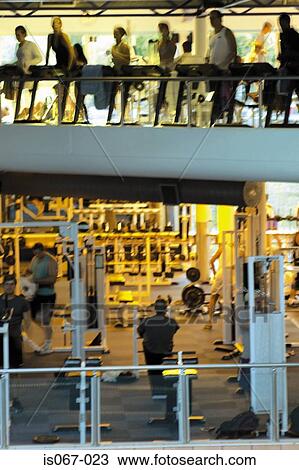 People in gym View Large Photo Image Stock Image - People in gym. Fotosearch