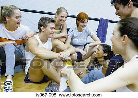 People in gym View Large Photo Image Stock Photography - People in gym. Fotosearch