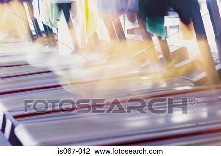 People on treadmills View Large Photo Image Stock Image - People on treadmills. Fotosearch
