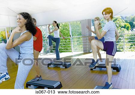 Stock Image - Step class. Fotosearch