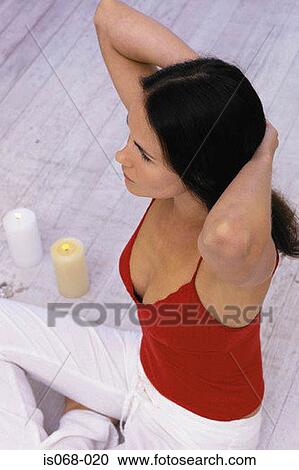 Girl stretching View Large Photo Image Stock Image - Girl stretching. Fotosearch