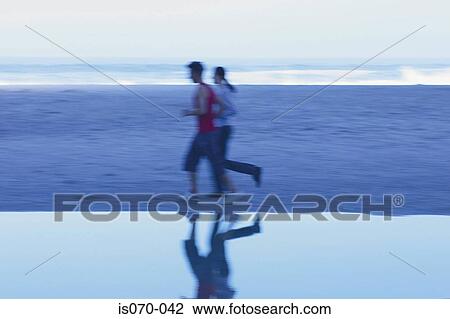 Couple running View Large Photo Image Stock Image - Couple running. Fotosearch