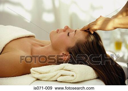 Head massage View Large Photo Image Stock Photo - Head massage. Fotosearch