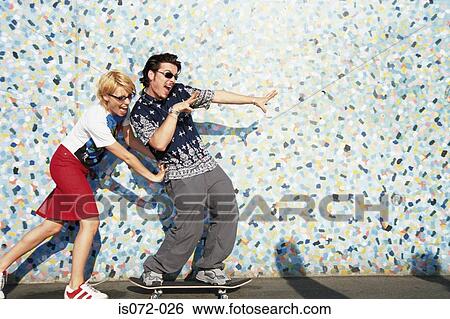 People skateboarding View Large Photo Image Stock Photograph - People skateboarding. Fotosearch