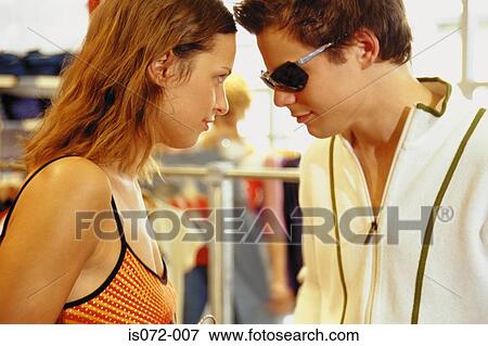 Stock Photo - Teenage couple. Fotosearch