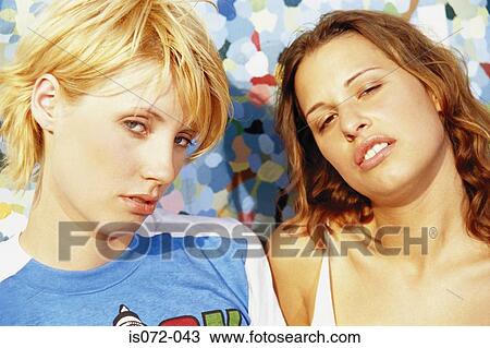 Two girls View Large Photo Image Stock Image - Two girls. Fotosearch
