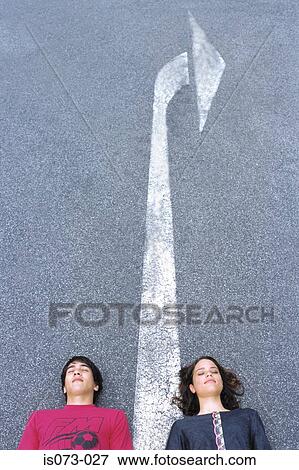 Couple on street View Large Photo Image Stock Photo - Couple on street. Fotosearch