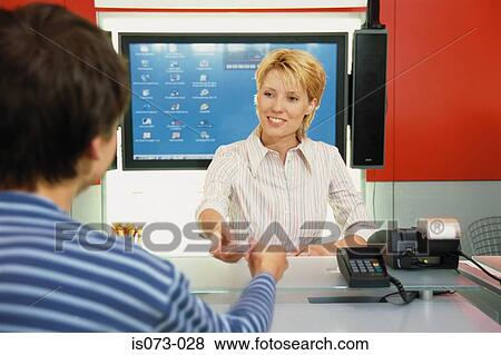 Stock Photo - Information desk. Fotosearch