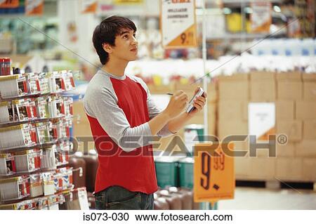 Man in superstore View Large Photo Image Stock Image - Man in superstore. Fotosearch