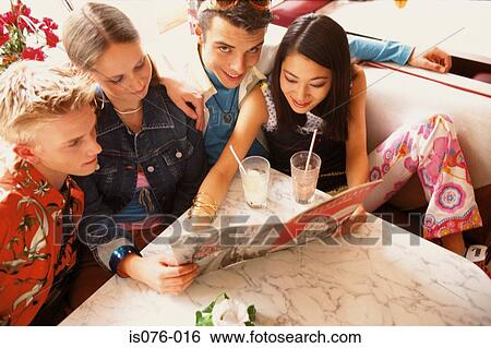 Friends in bar View Large Photo Image Stock Photograph - Friends in bar. Fotosearch