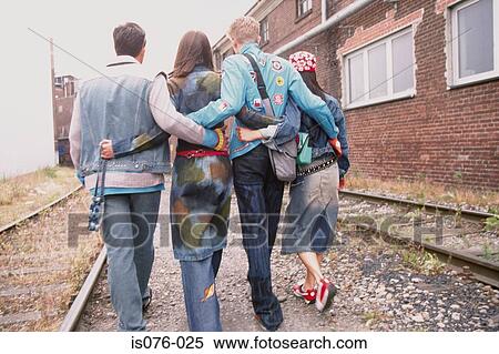 Stock Photography - Group of friends. Fotosearch