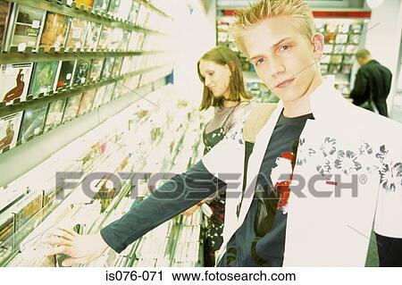 People in CD store View Large Photo Image Stock Image - People in CD store. Fotosearch