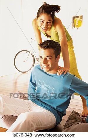 Stock Photo - Teenage couple. Fotosearch