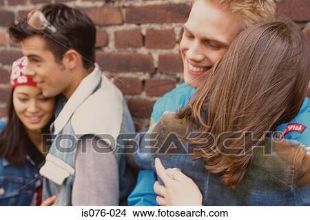 Teenage couples View Large Photo Image Picture - Teenage couples. Fotosearch