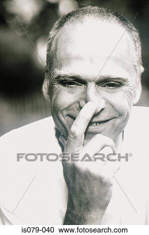 Stock Image - Portrait of man. Fotosearch