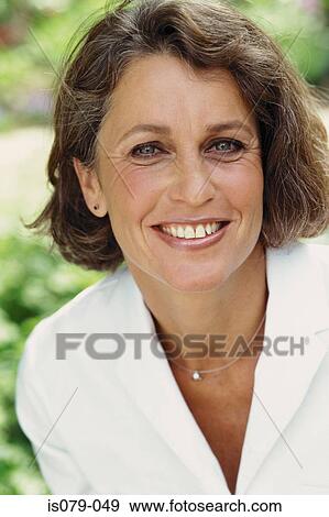 Stock Photo - Portrait of woman. Fotosearch